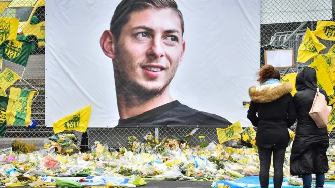 Sala was returning to Cardiff from Nantes when the plane crashed