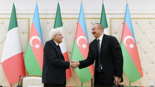 Azərbaycan və İtaliya prezidentləri mətbuat konfransında