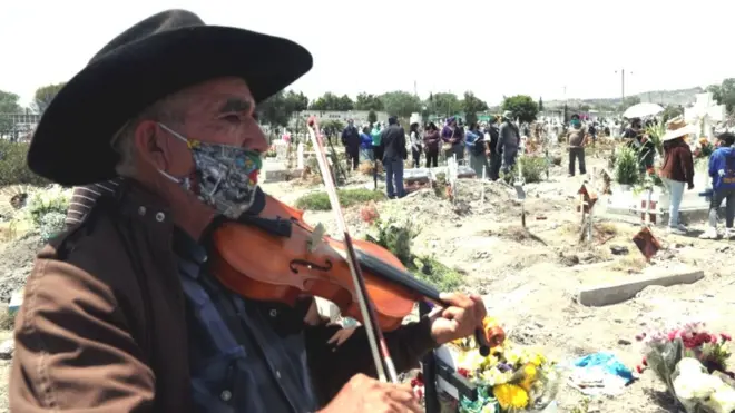 Cementerio en Mexico.