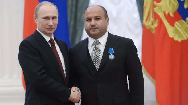 Георгий Беджамов с президентом Владимиром Путиным