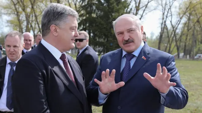 Порошенко і Лукашенко