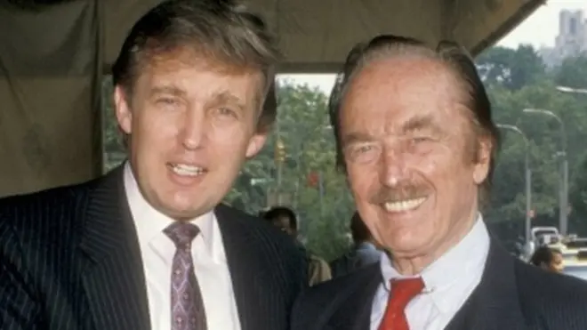 Трамп с отцом