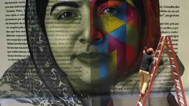 Kobra在創作壁畫