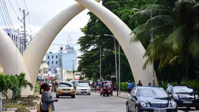 Mji wa Mombasa pwani ya Kenya ni miongoni mwa maeneo yaliomo katika hatari ya kuangamia