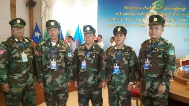 တတိယ အကြိမ် ပန်ခမ်းညီလာခံတက်ခဲ့တဲ့ TNLA ခေါင်းဆောင်များ