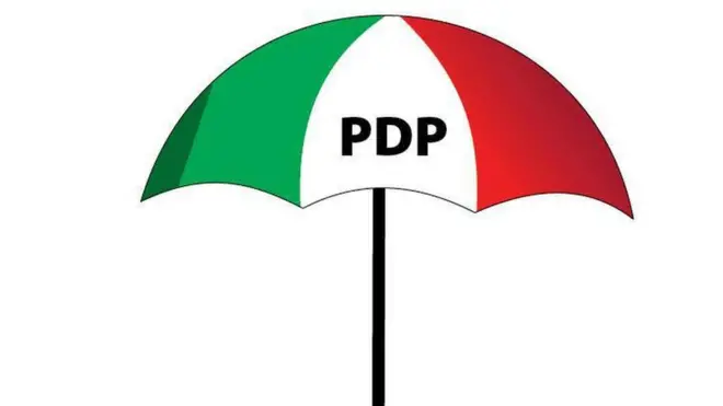PDP umbrella logo.