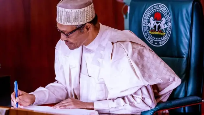 President Muhammadu Buhari sign Companies and Allied Matters Bill 2020 into law