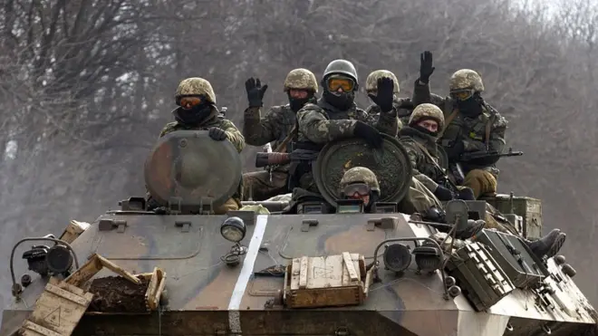 Українські військові в Донбасі