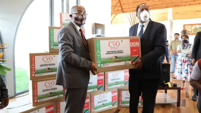 Covid-organics Tanzania consignment