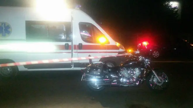 київ, мотоцикліст