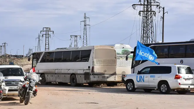 Машина ООН в Сирии