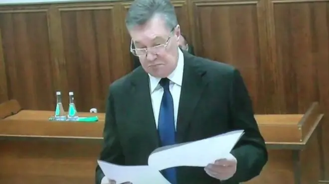 Видеодопрос Януковича