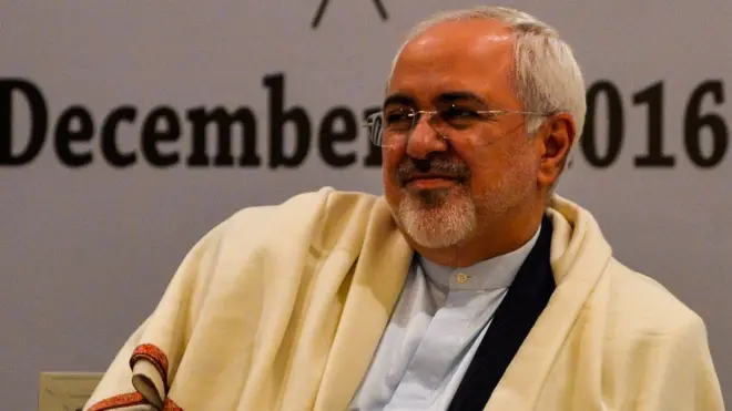 جواد ظریف ہارٹ آف ایشیا کانفرنس میں شریک ہونے کے لیے انڈیا میں موجود ہیں