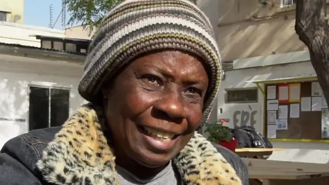 Inmigrante haitiana en Chile