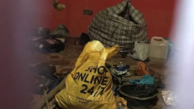 بقايا بشرية تم العثور عليها في كوخ المعالج التقليدي