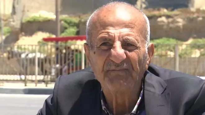 Old Palestinian male refugee