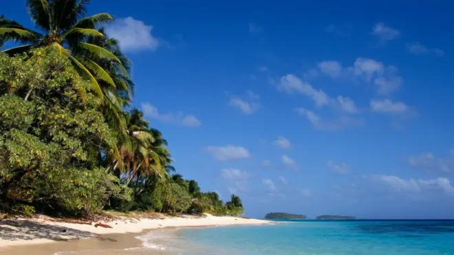 Beach on Marshall Islands