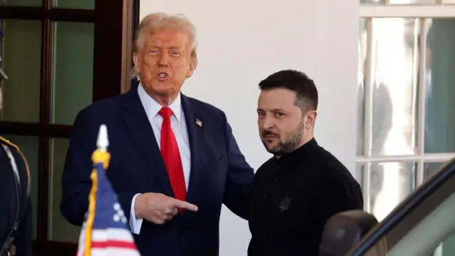 Trump et Zelensky