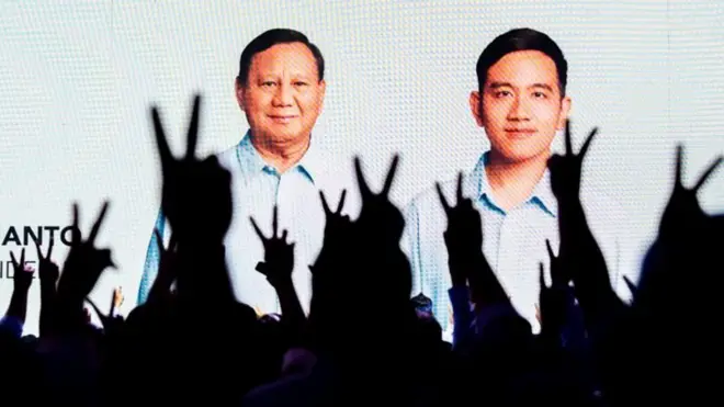 Hasil hitung cepat Pilpres 2024 menunjukkan keunggulan pasangan Prabowo Subianto-Gibran Rakabuming Raka.