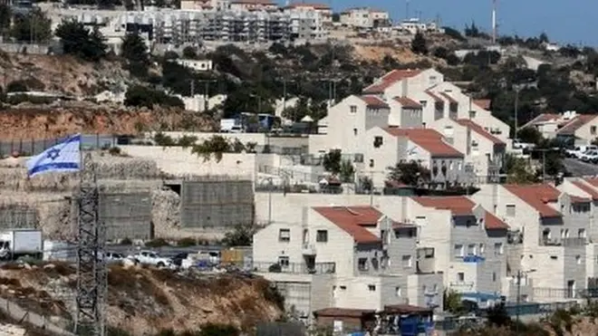 Израильское поселение Кирьят-Арба на Западном берегу
