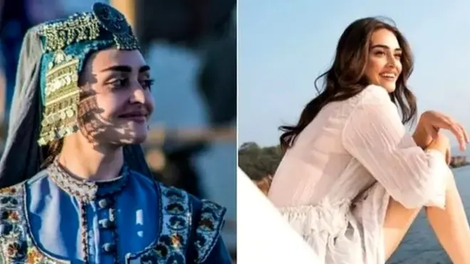 एर्तुग्रुल की प्रेमिका और पत्नी का किरदार निभाने वाली इसरा बिलगिच