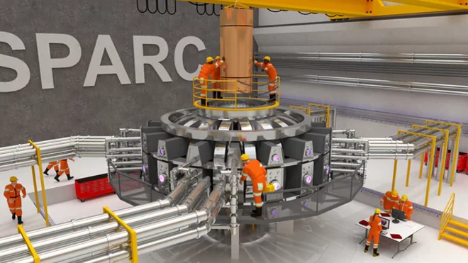ภาพจำลองโครงการทดลองเตาปฏิกรณ์นิวเคลียร์ฟิวชัน SPARC ของ MIT