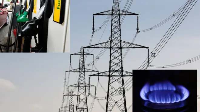 Электр энергияси, газ ва бензин