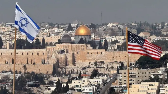 په متن کې ویل شوي چې د بیت المقدس د وضعیت بدلولو په تړاو هره پرېکړه به د فلسطین او اسراییل ترمنځ خبرو کې کېږي.