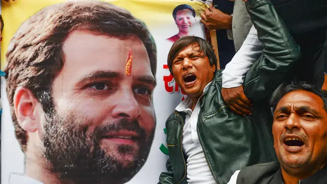 રાહુલ ગાંધીનું પોસ્ટર