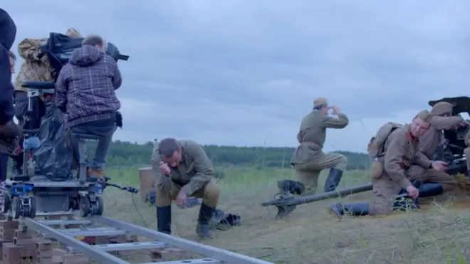 На съемках фильма