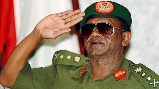 Sani Abacha bin dey rule Nigeria till im die for 1998