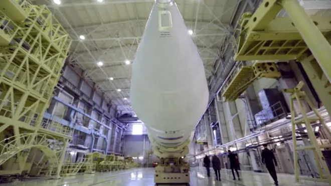 Макет "Ангары" на космодроме Плесецк