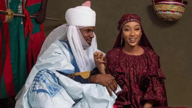 Yusuf Buhari and Zahra Bayero