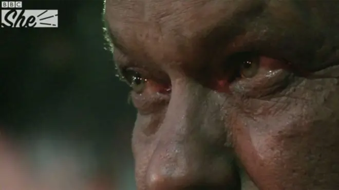 એક વ્યક્તિની આંખો