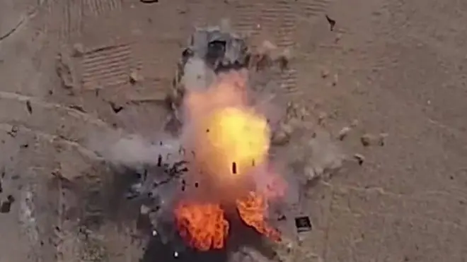 مسلحو تنظيم الدولة يستخدمون الطائرات بدون طيار في معركتهم بمدينة الموصل