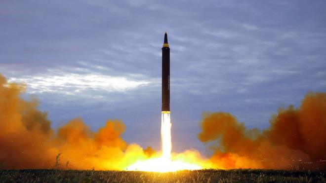 Rocket launch in N Korea