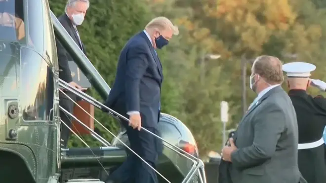 نقل الرئيس الأمريكي جوا إلى مستشفى في واشنطن