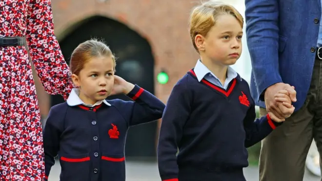 Принцесса Шарлотта и принц Джордж