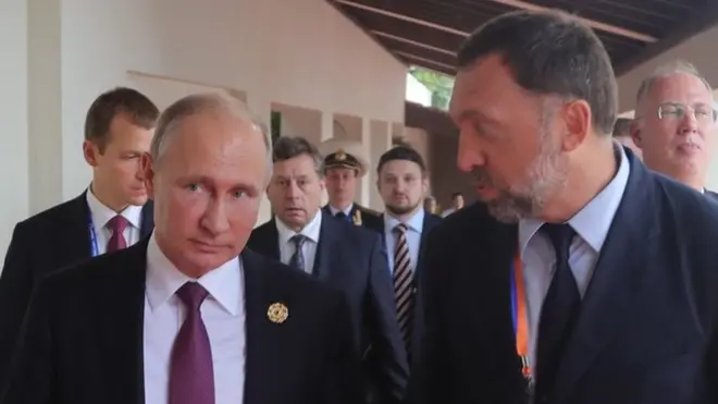 Путин и Дерипаска