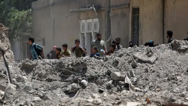 Much of Mosul has been flattened in recent fighting
