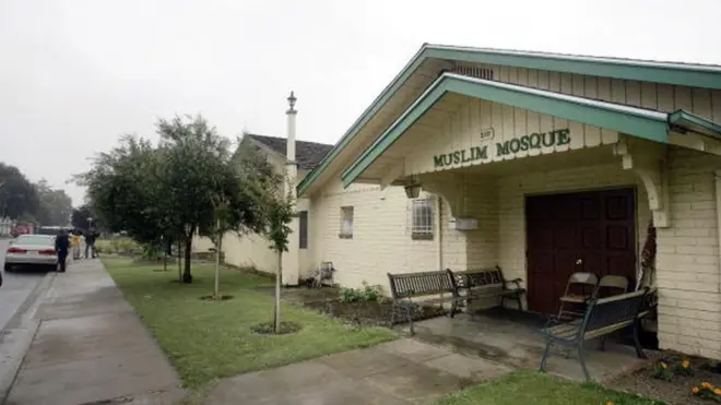 امریکی ریاست سیکرومینٹو کے قصبے لوڈی کی وہ مسجد جہاں سے حمید حیات نماز پڑھنے جایا کرتا تھا۔