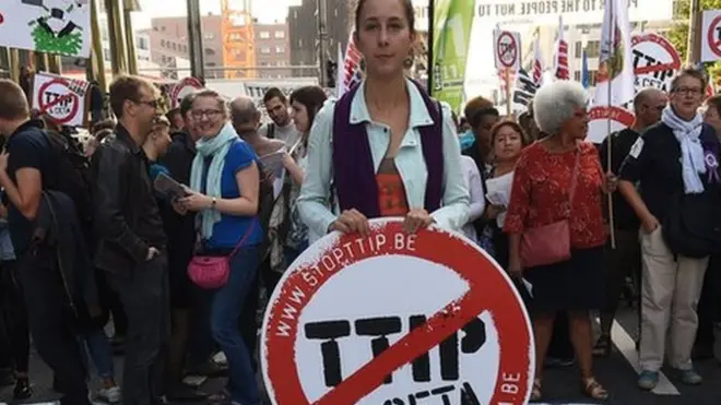 Бельгийцы и в других регионах страны активно выступали против подписания договора