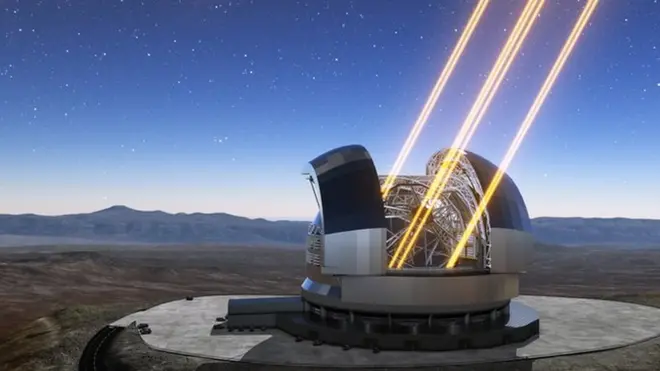 El Telescopio Extremadamente Grande o ELT, en Cerro Armazones, será el telescopio en tierra con el espejo más grande del mundo.
