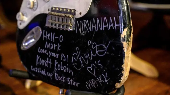 Cobain often liked to misspell his own name