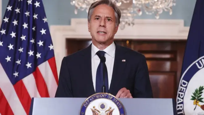 अमेरिका के विदेश मंत्री एंटनी ब्लिंकन