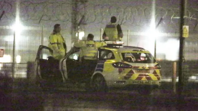 Sussex Police are at the airport following another drone sighting