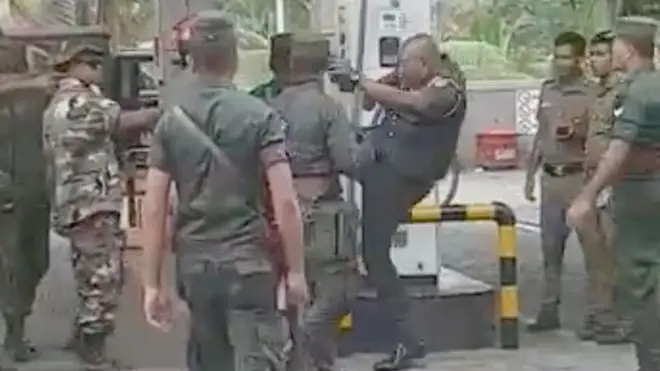 ඉන්ධන පිරවුම් හලක දී සිවිල් වැසියකුට පහර දීමේ සිද්ධිය