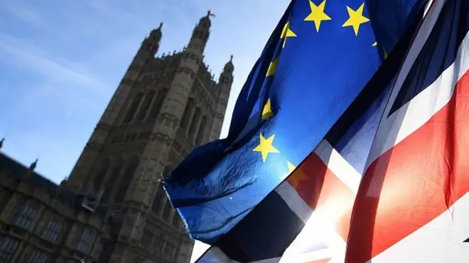 Flags at Westminster