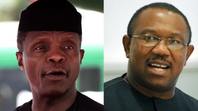 Yemi Osinbajo and Peter Obi