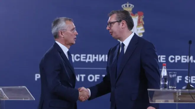 Вучић и Столтенберг